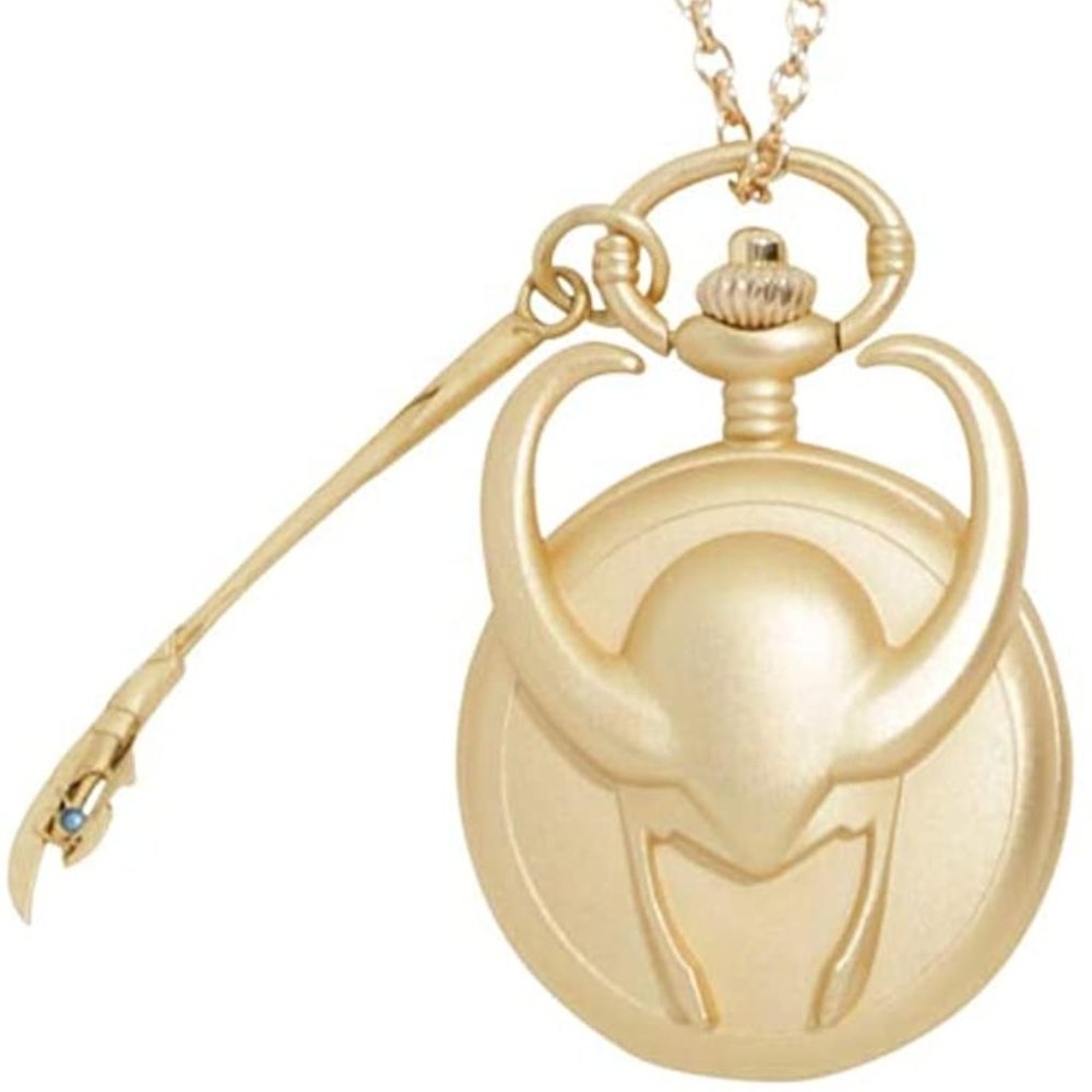 Loki Helmet Pocket Watch